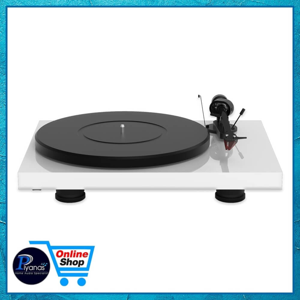 เครื่องเล่นแผ่นเสียง PROJECT : DEBUT CARBON EVO (พร้อมหัวเข็ม ORTOFON รุ่น 2M RED) (HIGH GLOSS WHITE)
